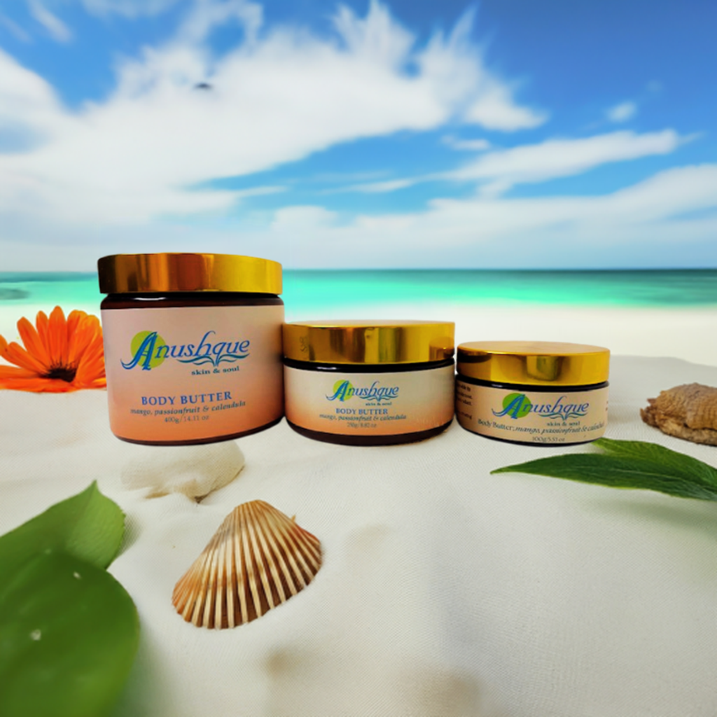 Body Butter; Extremely nourishing body butter, a rich source of antioxidants, vitamins & minerals to help brighten skin, reduce age spots and prevent stretch marks