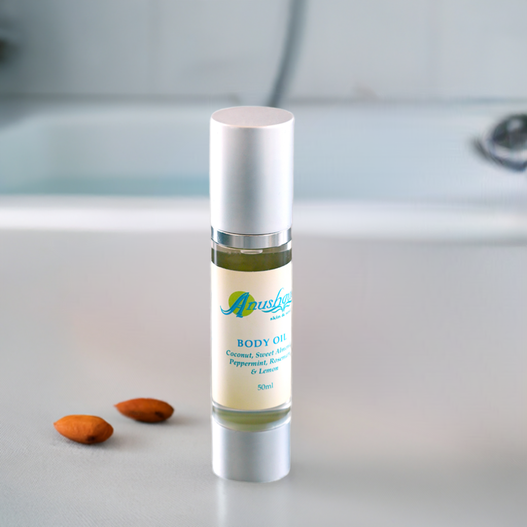 Body Oil; For a brighter complexion, fading of blemishes, softer skin and effective lymphatic drainage