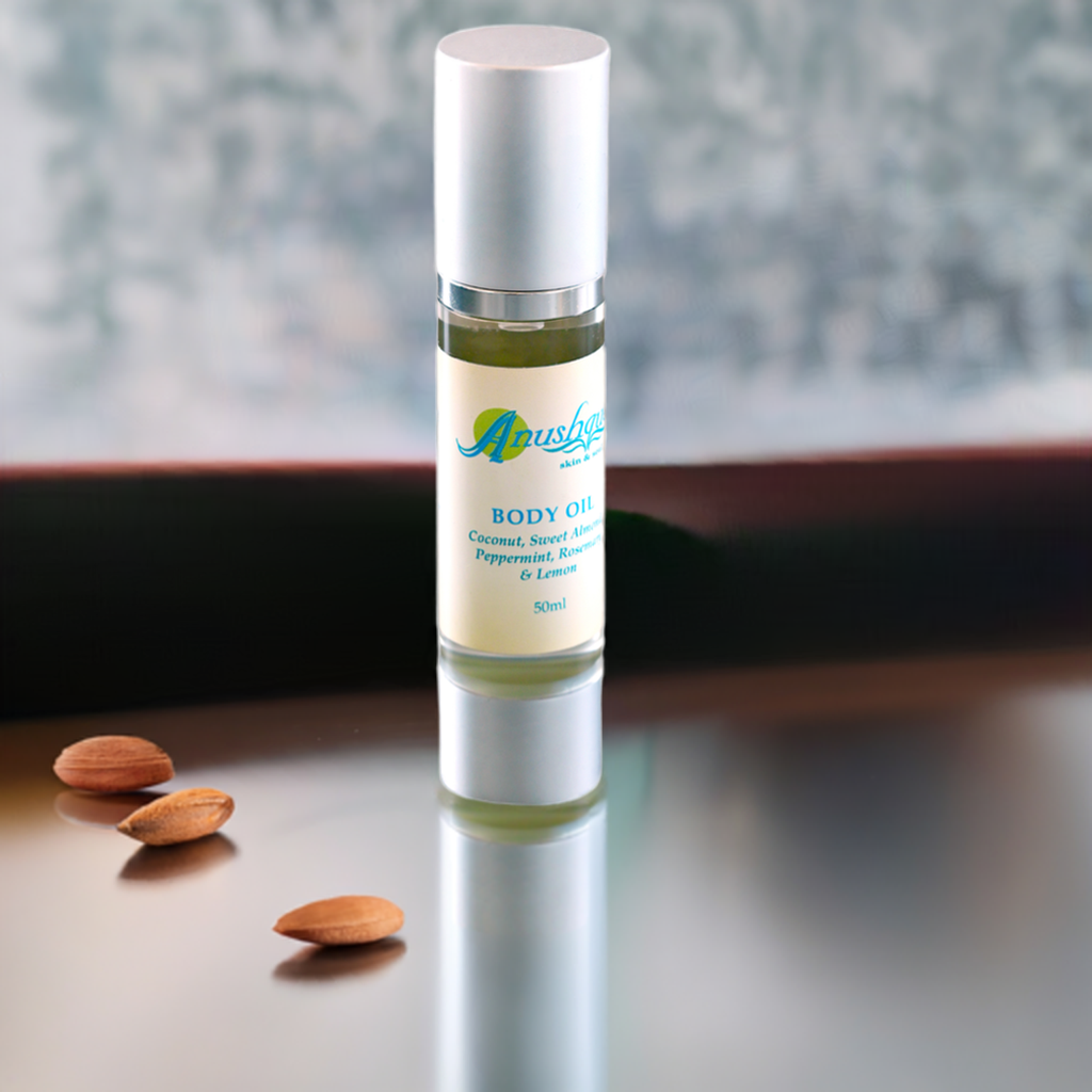Body Oil; For a brighter complexion, fading of blemishes, softer skin and effective lymphatic drainage
