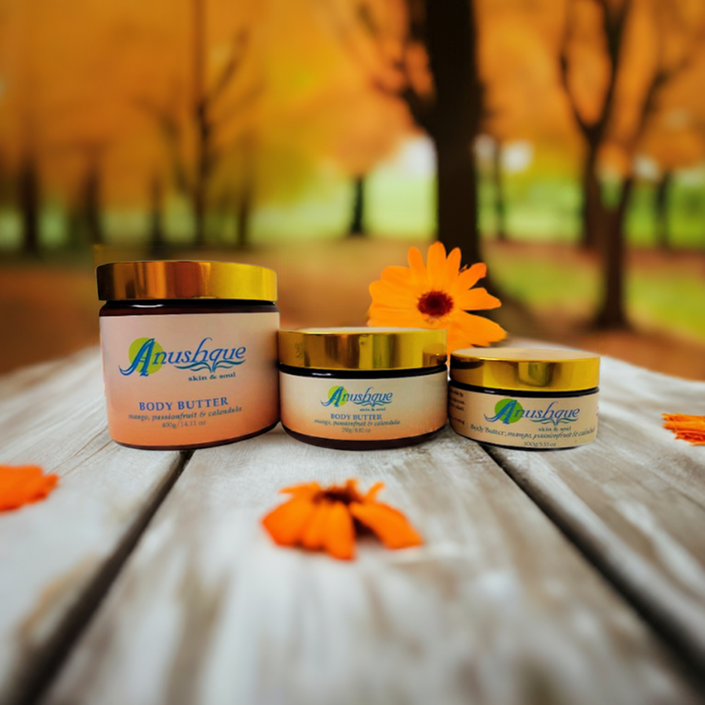 Body Butter; Extremely nourishing body butter, a rich source of antioxidants, vitamins & minerals to help brighten skin, reduce age spots and prevent stretch marks