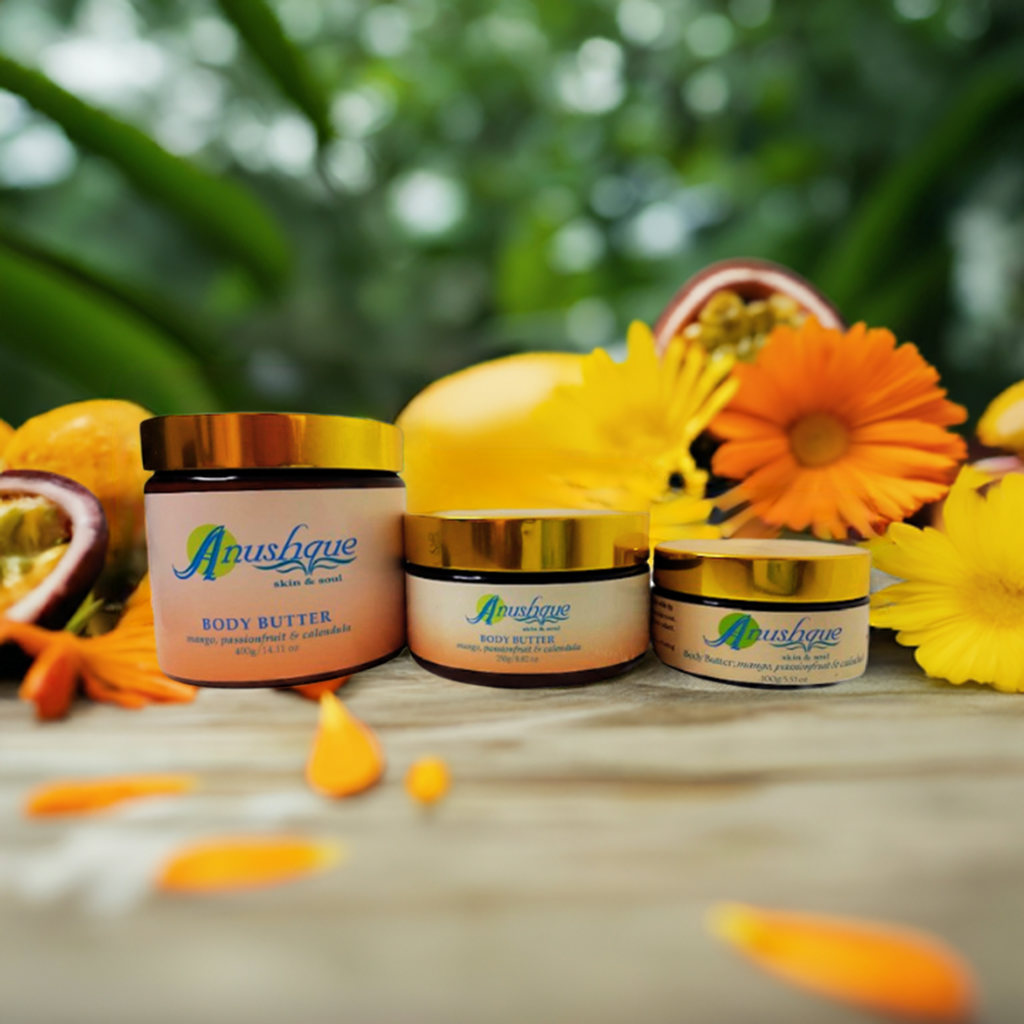 Body Butter; Extremely nourishing body butter, a rich source of antioxidants, vitamins & minerals to help brighten skin, reduce age spots and prevent stretch marks