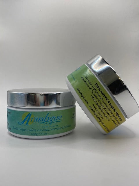 LIMITED EDITION: Travel Sized Lemon Infused Shea and Coconut Body Butter