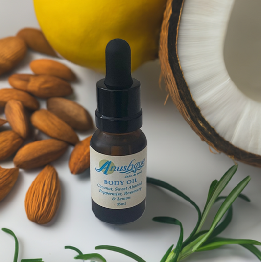 Coconut, Sweet Almond, Peppermint, Rosemary & Lemon BODY OIL