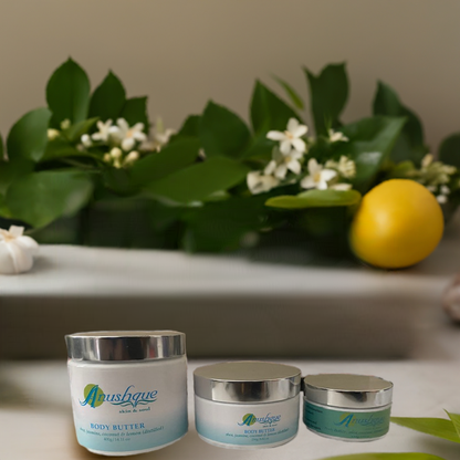 Body Butter; Shea & Coconut Body Butter with Exotic Jasmine and Nourishing Oils - now infused with distilled lemon